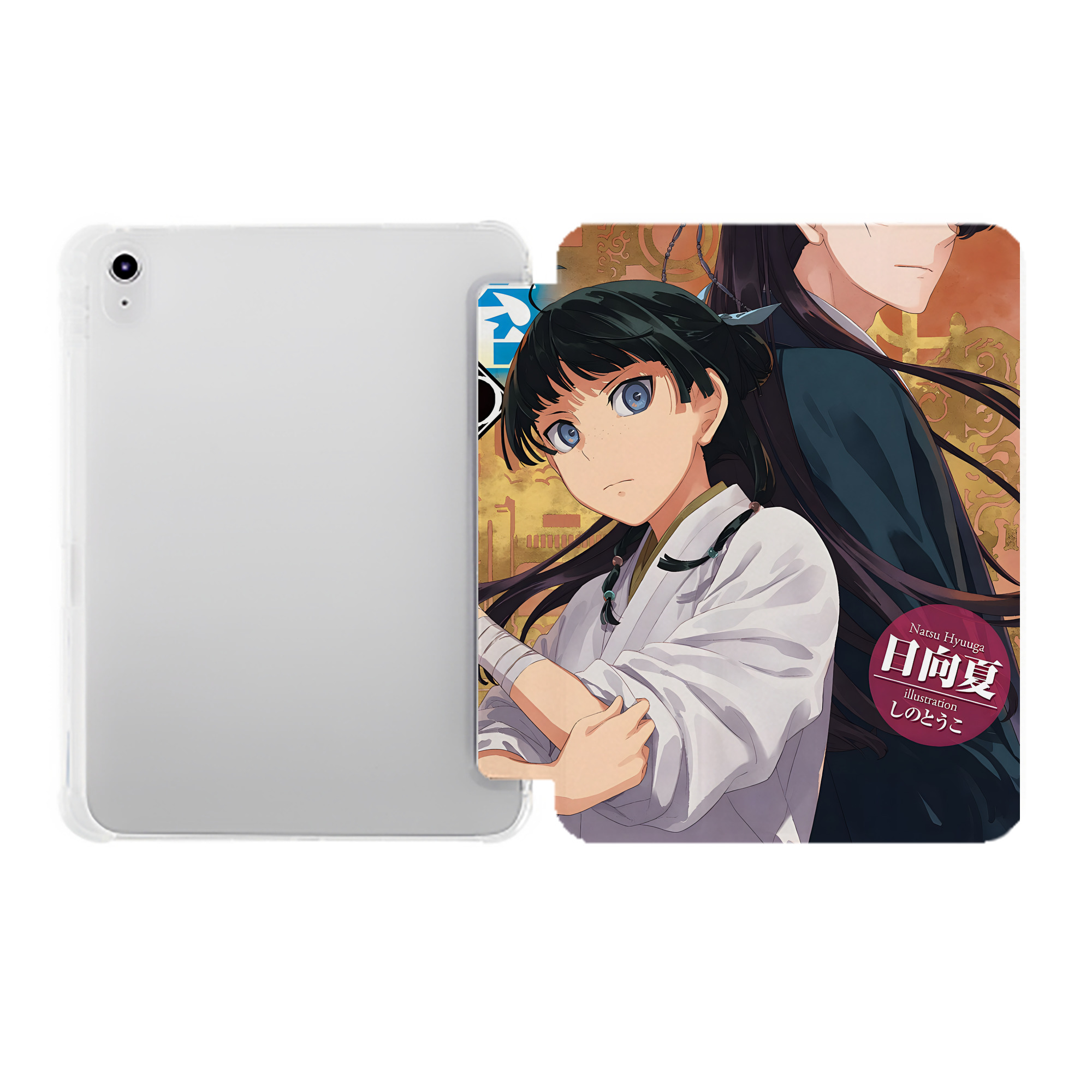 （画像用） 薬屋のひとりごと The Apothecary Diaries IPad ケース ペン収納付き 三つ折りスタンド PUレザー×シリコン 対応機種9.5/10.5/10.9インチ